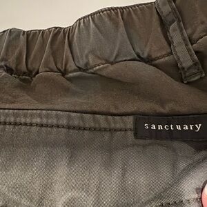 Sanctuary Charcoal Elastic Waist Pants